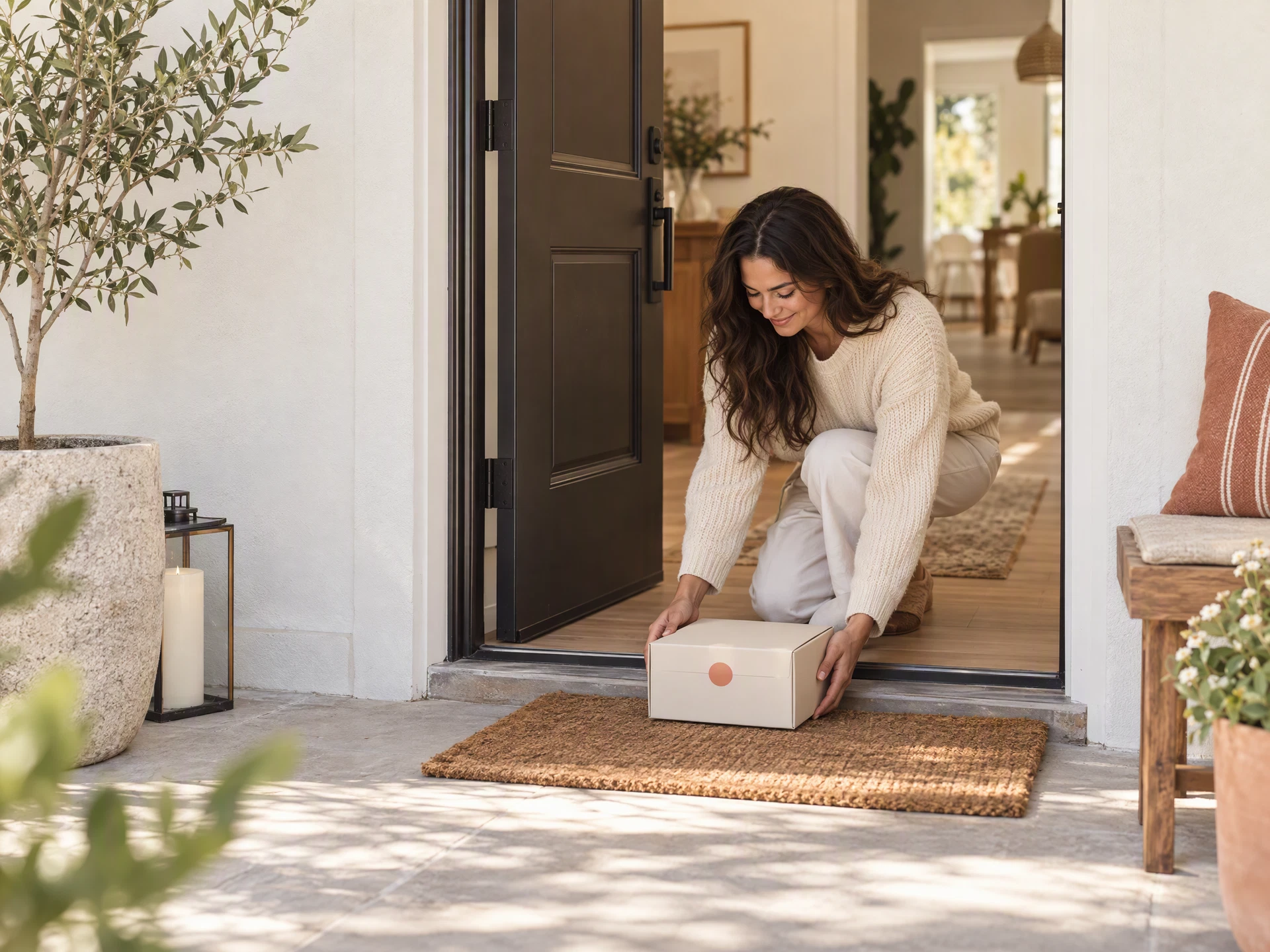 Discreet Everbe care delivery arriving at home
